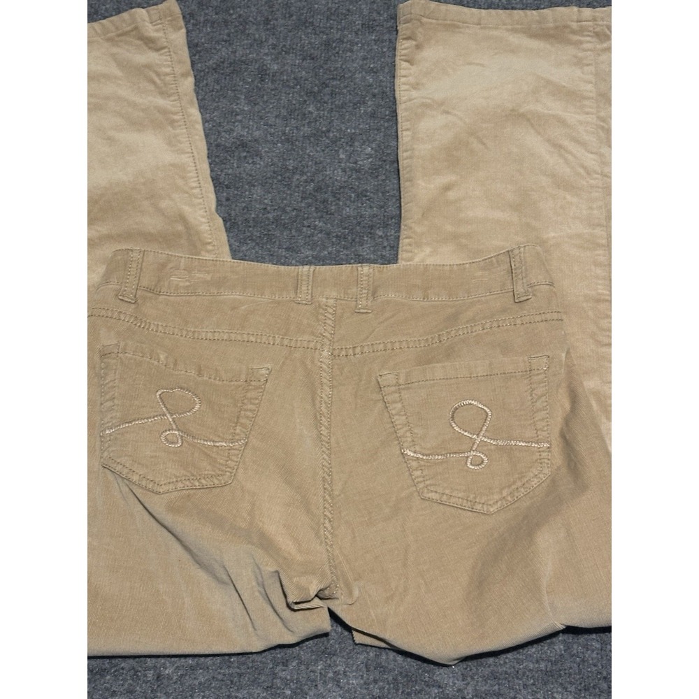 Lilly Pulitzer Women's Sz 6 Brown Khaki Corduroy Ankle Pants Cotton - Picture 5 of 8